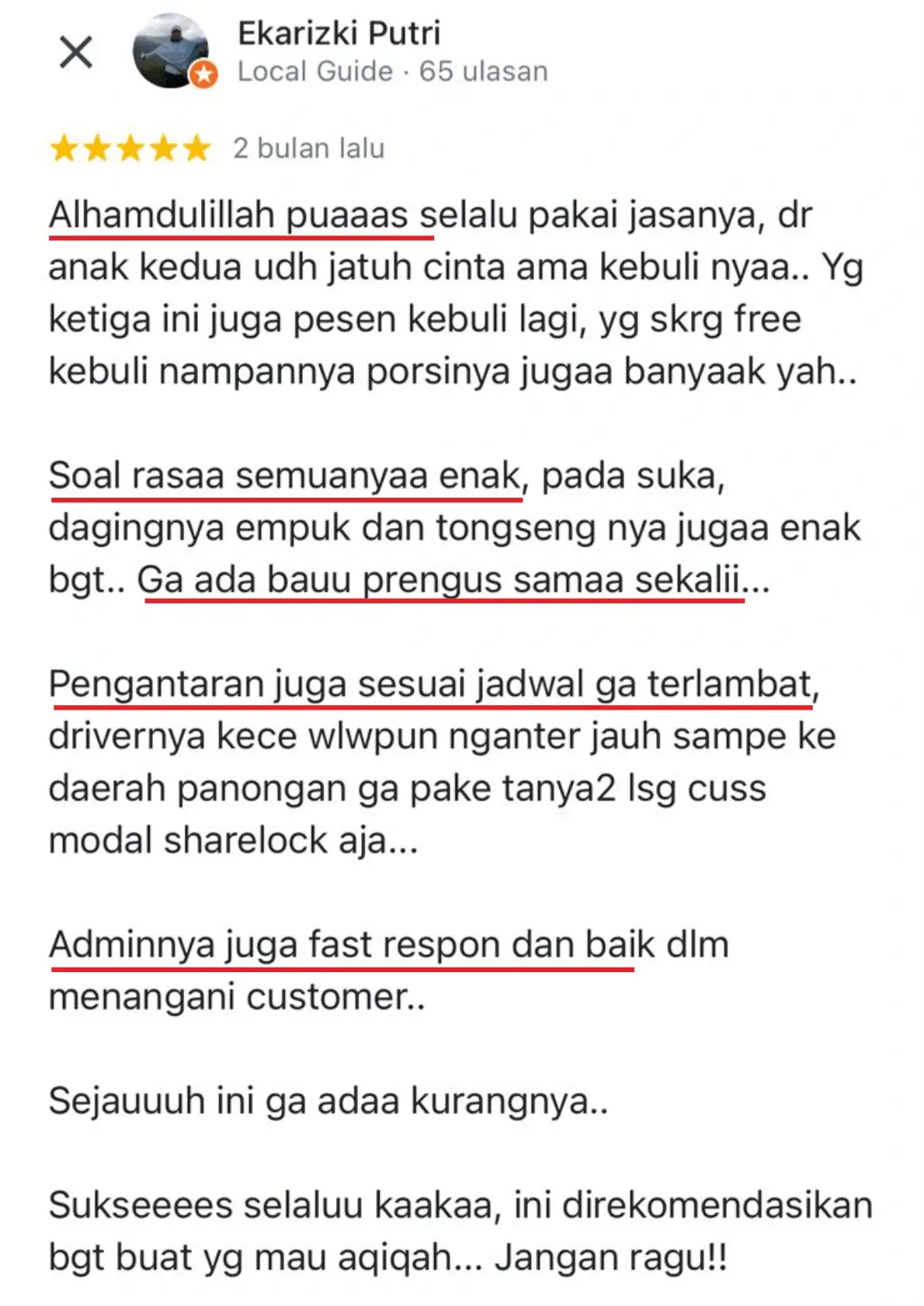 Testimoni 1